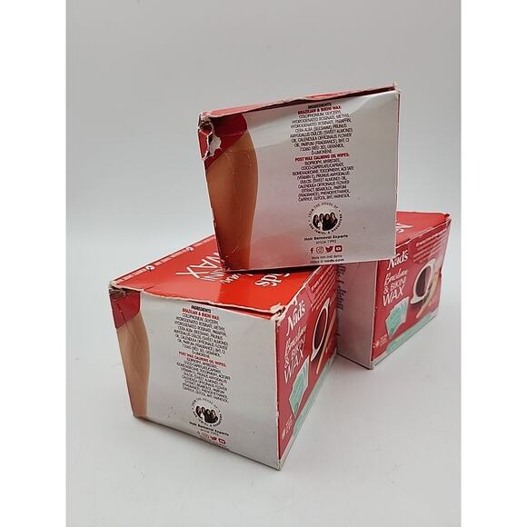 Nads Brazilian Bikini Wax Kits 4.9 oz Each Underarms Body Hair Removal Lot of 3 - Picture 6 of 7